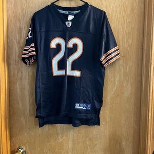 Reebok Kids Dark Blue Bears Jersey with Orange and White